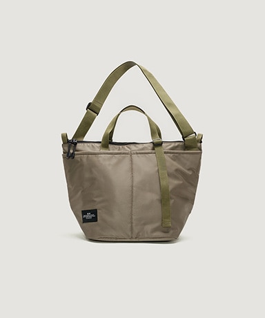 Zipper Duffle - Medium - Puffer Nylon Twill