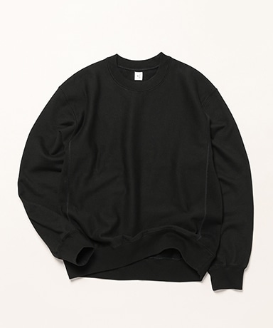 Soft&Hard Sweat Crew-Neck P/O(2(MEN) Black/ブラック