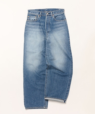 MANER マネール　2タック　デニム　ワイドショートパンツ セール】2tuck wide denim / ツータックワイドデニム（デニム