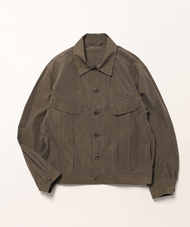 C/N Ox Short Jacket(2(MEN) Khaki Brown/カーキブラウン