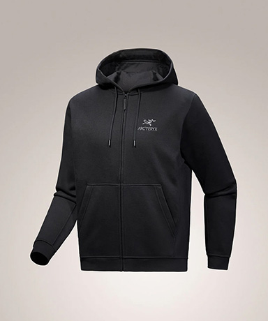 Emblem Fleece Full-Zip Hoody Men's