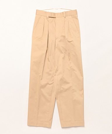 San Joaquin Cotton Pleated Trousers