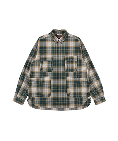 Fade Tartan Check Camp Shirt