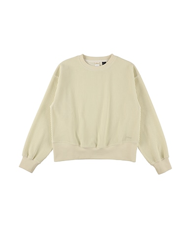 Knit Corduroy Crew Neck W(WM(WOMEN) IVO): NANGA