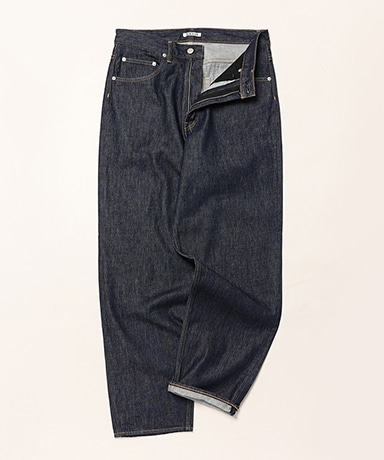 Hard Twist Denim Wide Pants