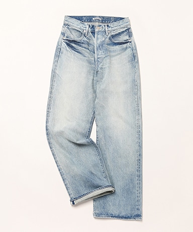 Selvedge Faded Heavy Denim Pants