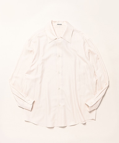 Cotton Cashmere Herringbone Shirt