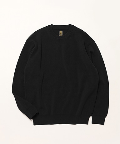 なとり　摩擦　ロングT ブラック　M 摩擦 long T-shirt ブラック | natorium