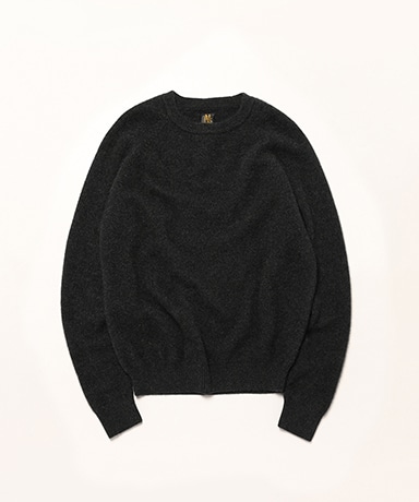 Men Cashmere Fox Tenjiku Ragran Crew Neck