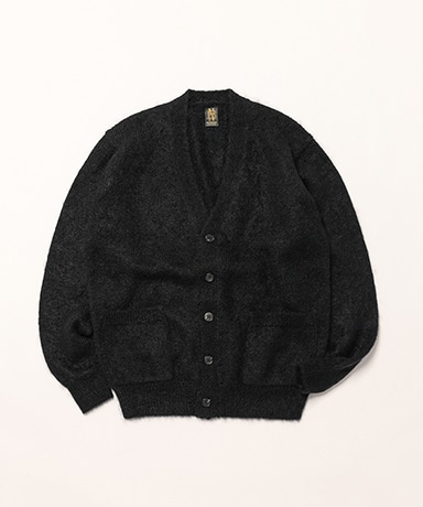 Men Pure Mohair V Cardigan