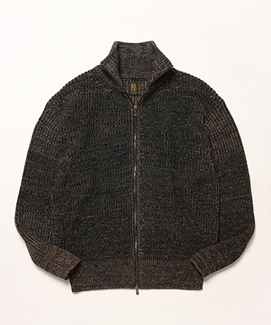 LOFTMAN別注 Mix Color Tweed Knit Blouson