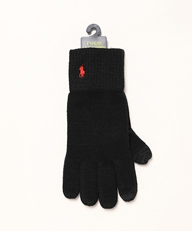 Signature Pony Knit Touch Gloves
