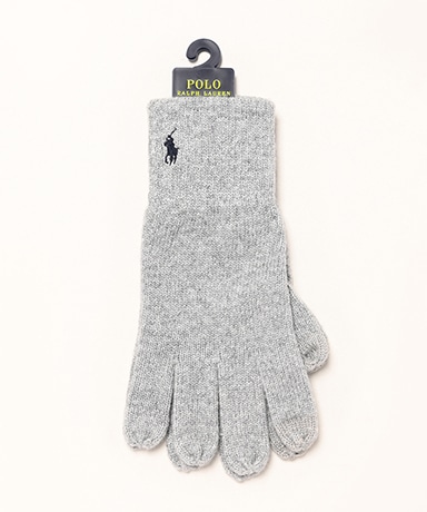 Signature Pony Knit Touch Gloves