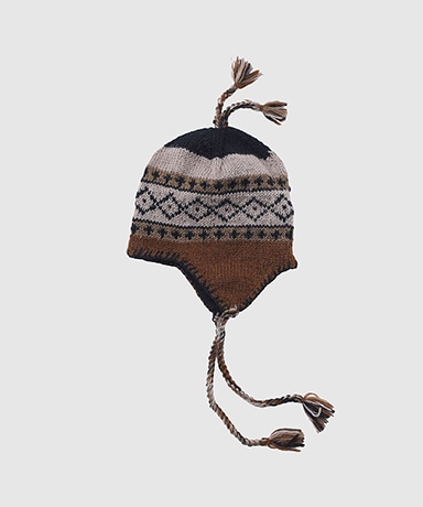 Hand Knit Ear Flap Beanie