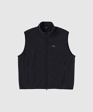 Fleece Full Zip Vest(L(MEN) Black/ブラック): SEDAN ALL-PURPOSE