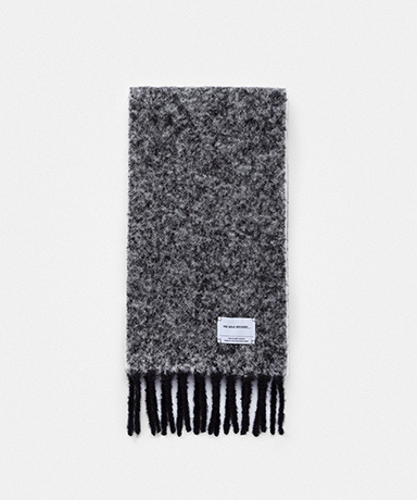 Two Colour Woolly Scarf