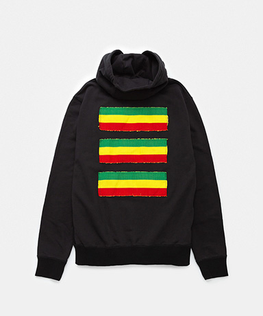 Hoody with Ghanaian Kente