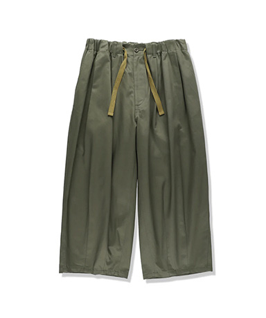 marka マーカ サイドパイピング1タックイージーパンツ オリーブ 緑 marka (マーカ) SIDE PIPING 1TUCK EASY PANTS / サイド