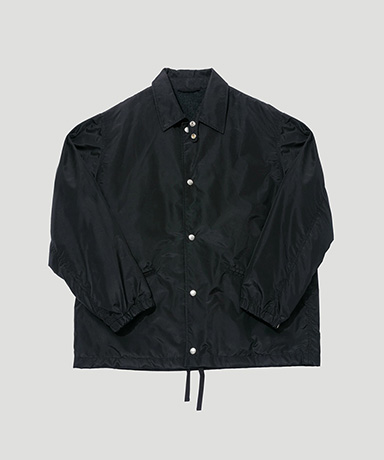 Silk Poly Coach Jacket