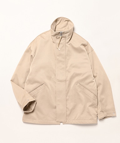 Cotton Drill Short Mil Coat