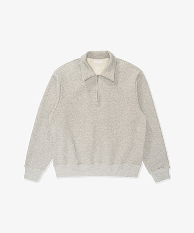 Cotton Wool Quarter Zip Sweatshirt