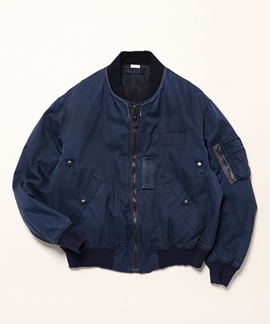 Vintage Silk Flight Jacket