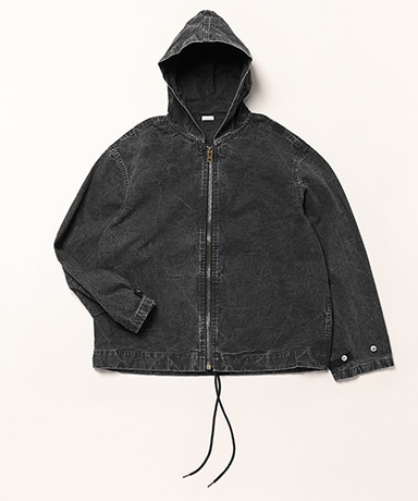 Vintage US Navy Zip Hoodie(1(MEN) Black/ブラック): A.PRESSE