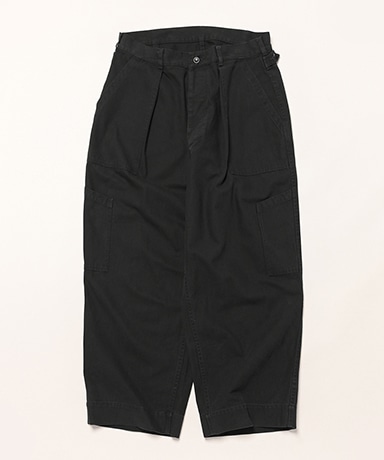 パンツ A.PRESSE 22ss usaf hemmed bottoms black2 A.PRESSE USAF Hemmed Bottoms [BLACK] - Fresh Service