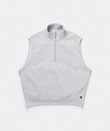 W's Tech Sweat Zip Vest Pullover