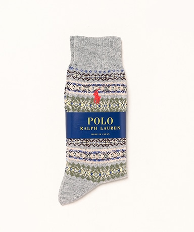 Fair Isle Crew Socks