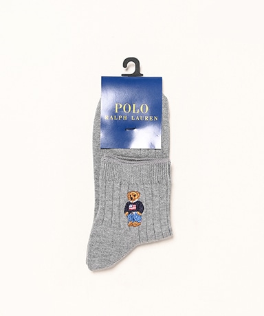 Polo Bear Rib Socks