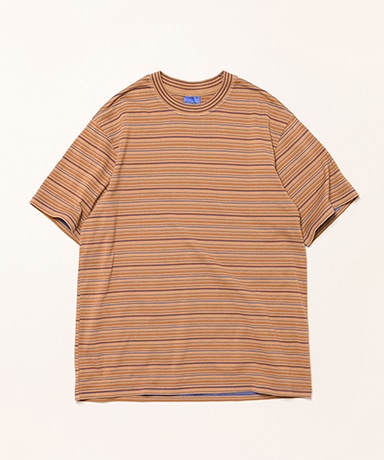Garment Dyed Random Border T-Shirt