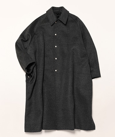 CKCT-002 Bal Collar Poncho - Wool/Silk/Cashmere