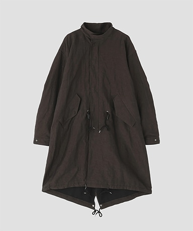 Fish Tail Coat ‐Cotton Linen Ratine‐