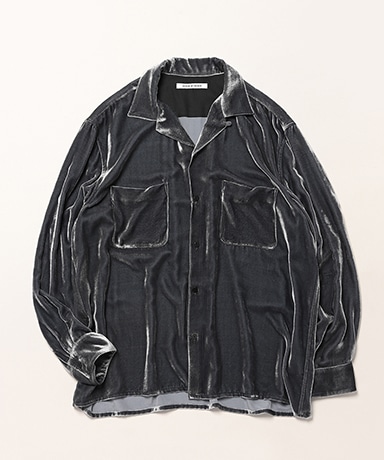 hope22SS LEMAIRE 長袖シャツ ブラック・ホワイトチェック 22SS LEMAIRE 長袖シャツ ブラック・ホワイトチェック トップス