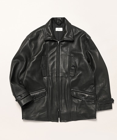【HERILL/ヘリル】Lamb naked 1st type Jacket HERILL】 Lamb naked 1st type Jacket 25-011-HL-8180-10
