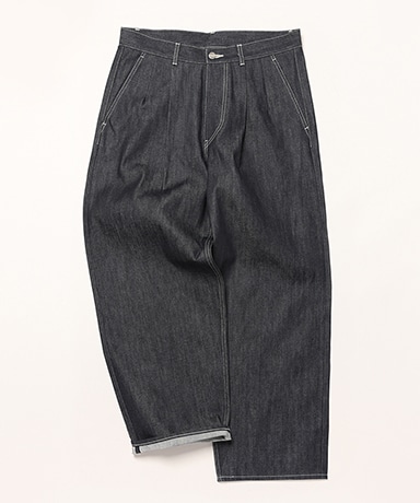 Selvage Denim Two Tuck Pants