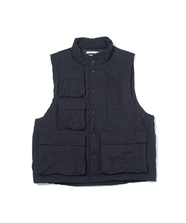 Engineered Garments ショールカラー ダウンベスト ネイビー Engineered Garments ショールカラー ダウンベスト ネイビー