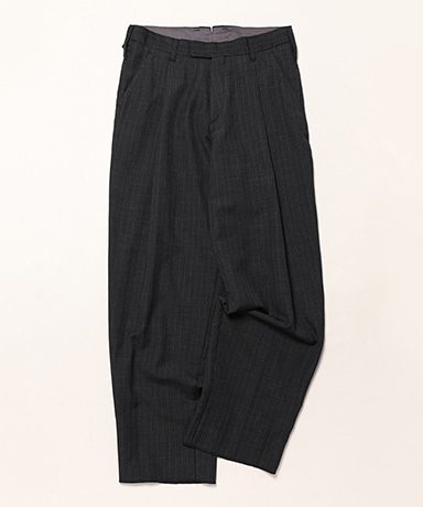 Military Slacks Wool Vintage Stripe