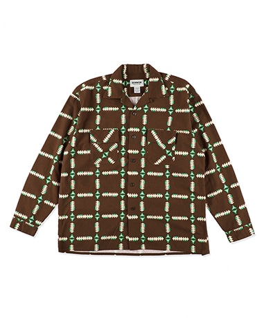 Navajo Print Flannel Shirt