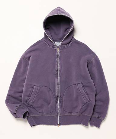 Damaged W-Face Lock Hoodie