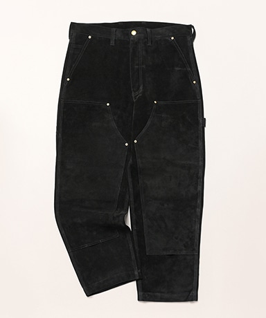 Suede W-Knee Pants
