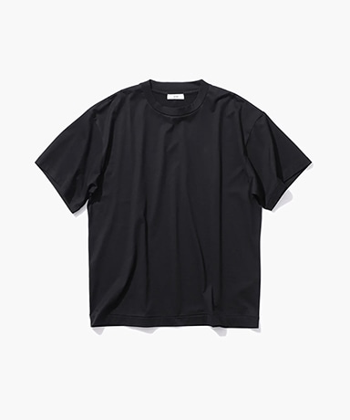 ATON ブラック 黒 半袖 Tシャツ SUVIN 60/2 | OVERSIZED T-SHIRT(02(MEN) Black/ブラック): ATON