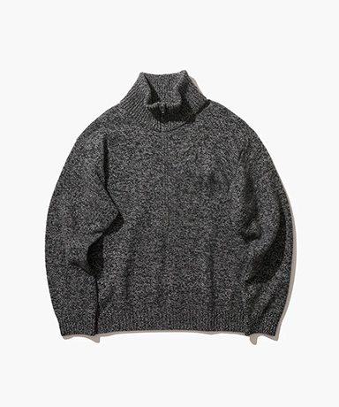 LAMBS WOOL | HALF ZIP SWEATER