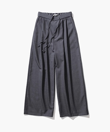 WOOL TROPICAL | WIDE EASY PANTS