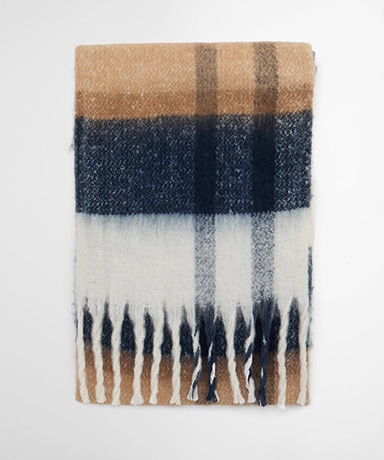Isla Tartan Boucle Scarf