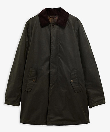 BARBOUR×BARACUTA Tyne Waxed Car Coat