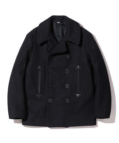 WILLIAM GIBSON COLLECTION Type Black Pea Coat
