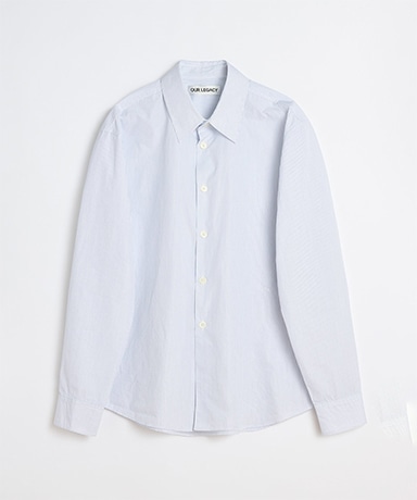 Beyond Shirt - Diner Pinstripe Super Poplin