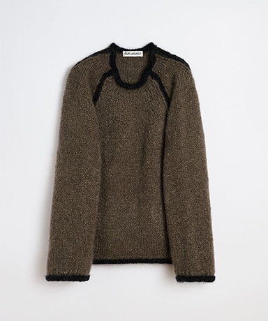 Rider Roundneck - Steel Mohair